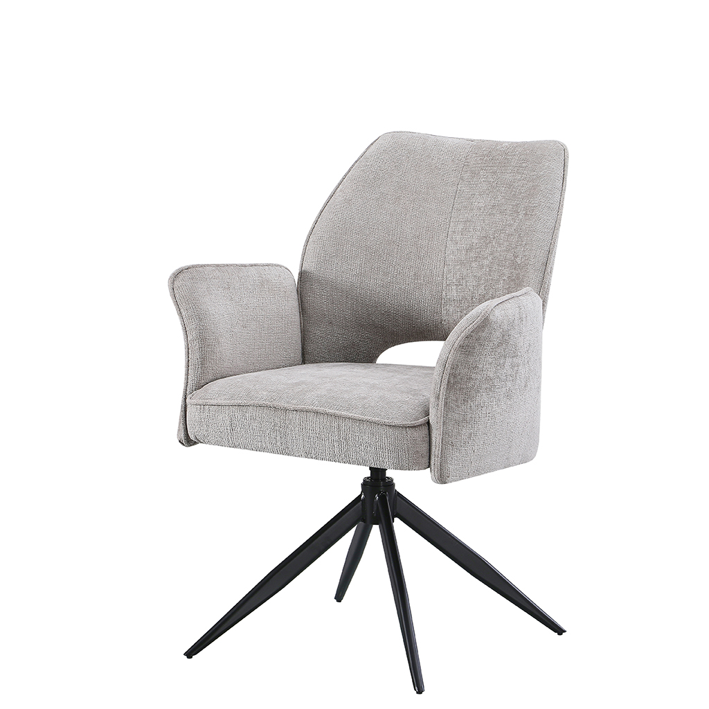 DC-009[ Vienna Grey Dining Chair] ,Auto Swivel Detachable Side Rests - Image 5