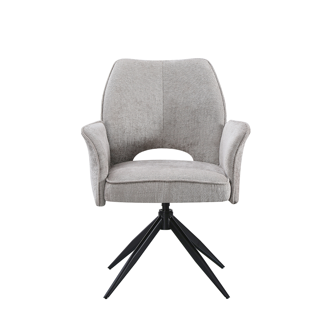 DC-009[ Vienna Grey Dining Chair] ,Auto Swivel Detachable Side Rests - Image 6