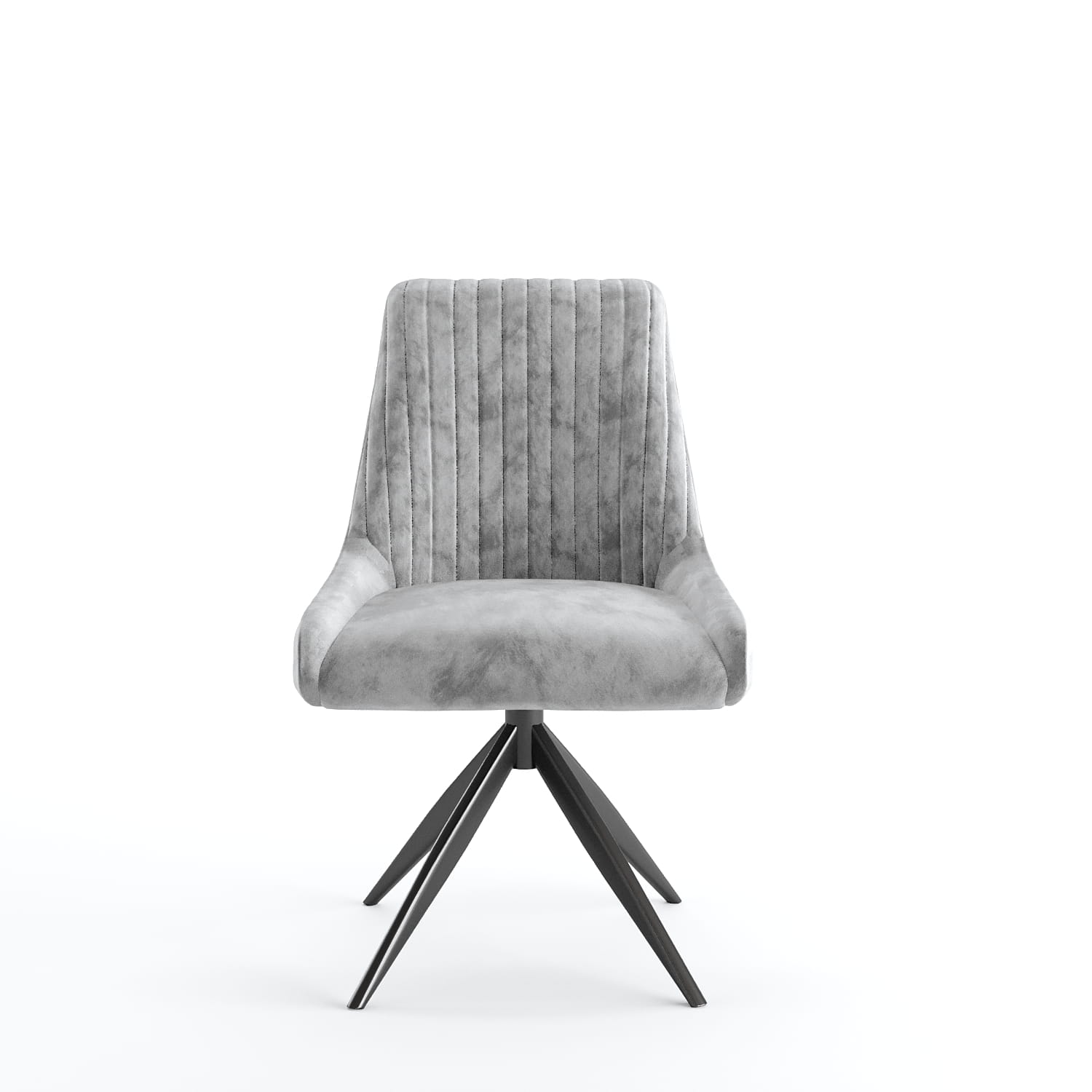 DC-0007 [Rimini Grey Swivel Dining Chair] - Image 4