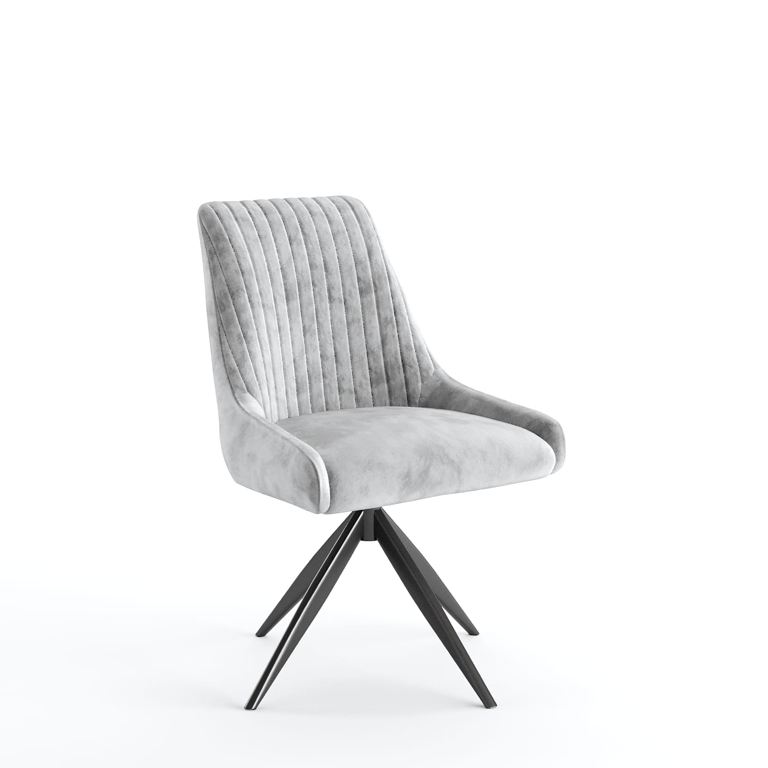 DC-0007 [Rimini Grey Swivel Dining Chair] - Image 5