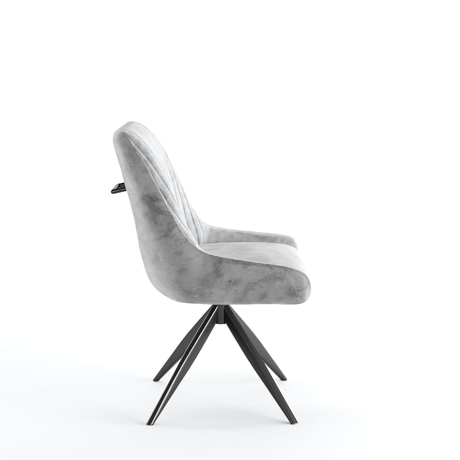 DC-0007 [Rimini Grey Swivel Dining Chair] - Image 6