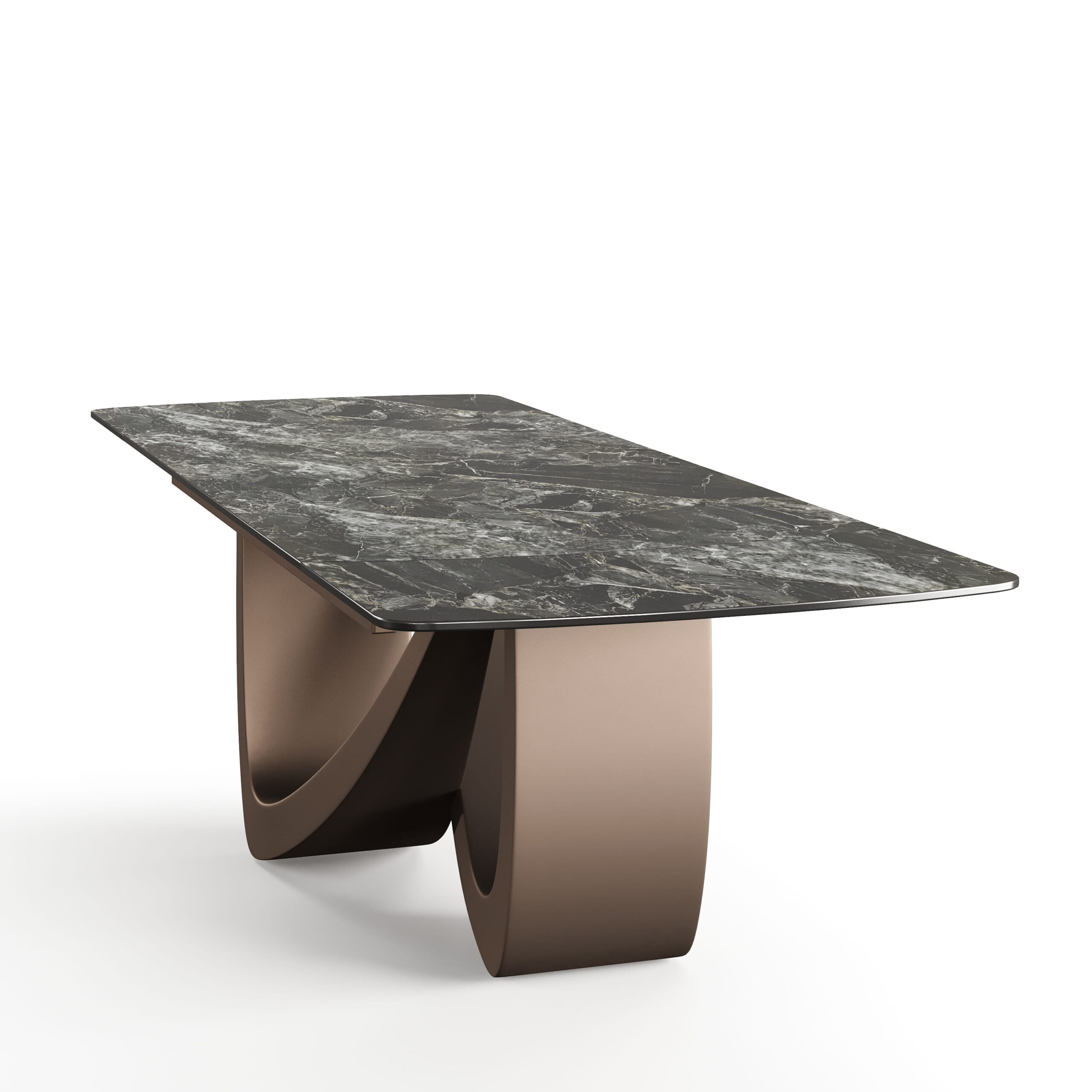 Dt-0011 [Manhattan Bronze Dining Table] - Image 5
