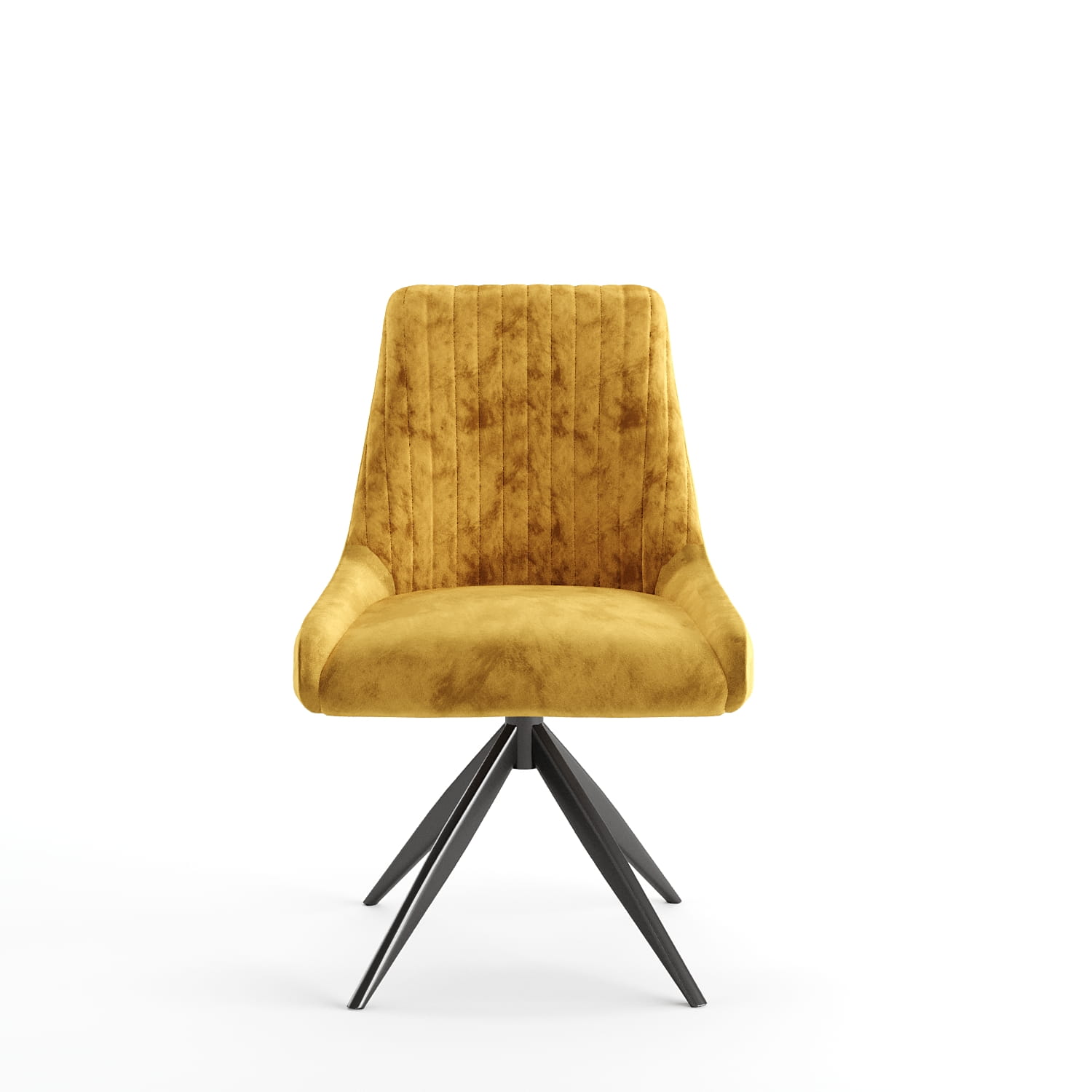 DC-0005 [Rimini Mustard Swivel Dining Chair] - Image 4