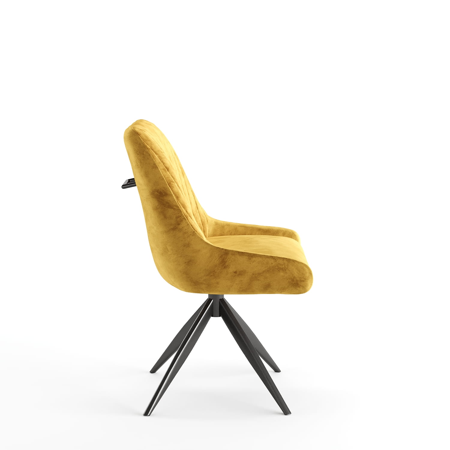 DC-0005 [Rimini Mustard Swivel Dining Chair] - Image 6