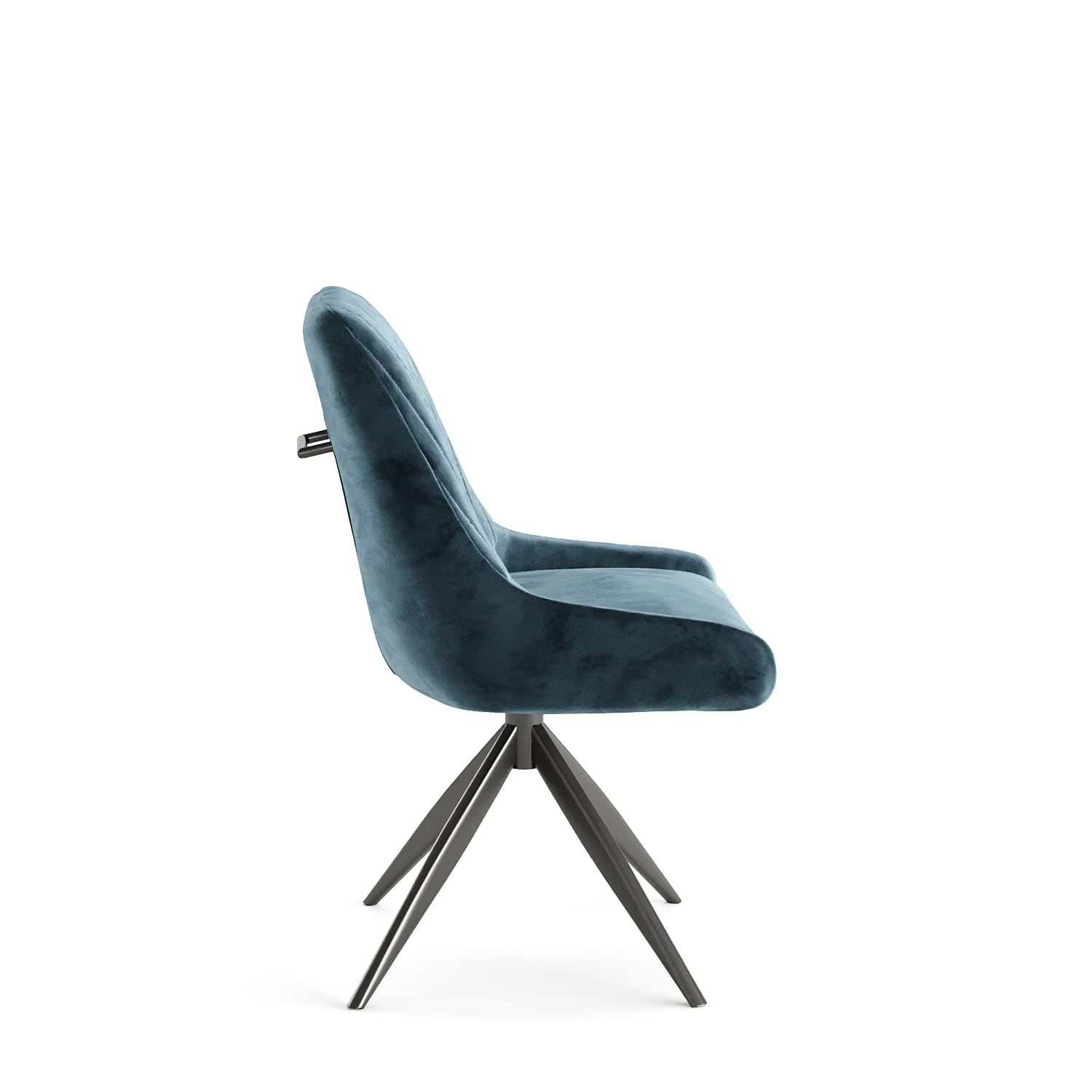 DC-0006 [Rimini Blue Swivel Dining Chair] - Image 6