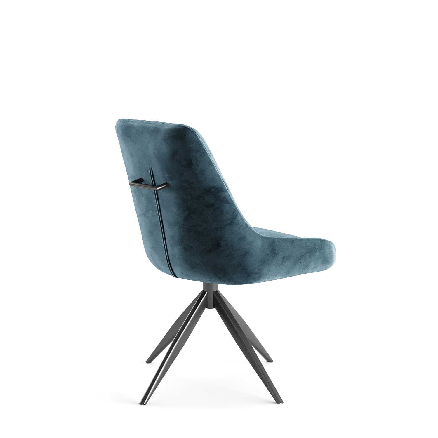 DC-0006 [Rimini Blue Swivel Dining Chair] - Image 7