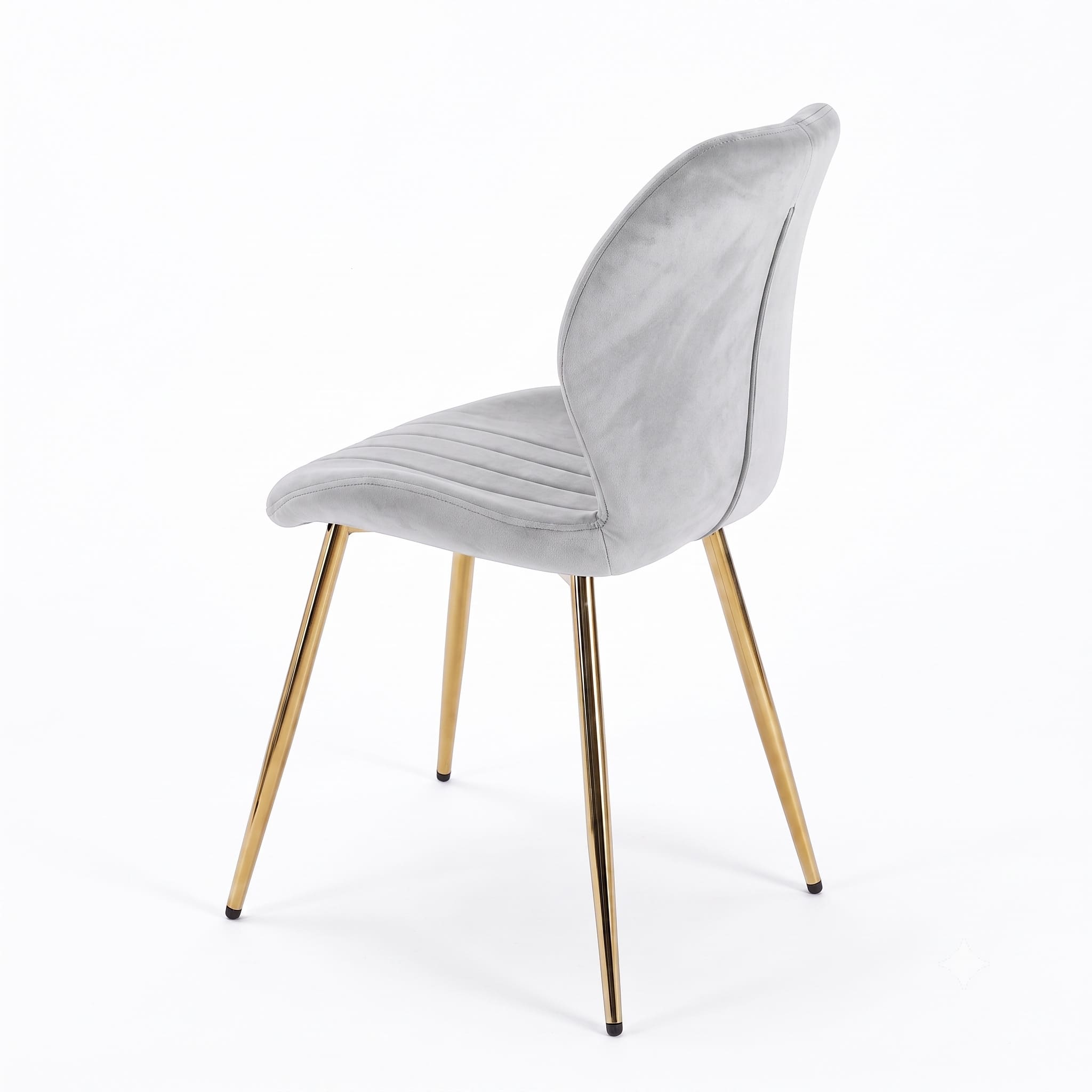 DC-0004 [Brussels Grey Gold Leg Dining Chair] - Image 6