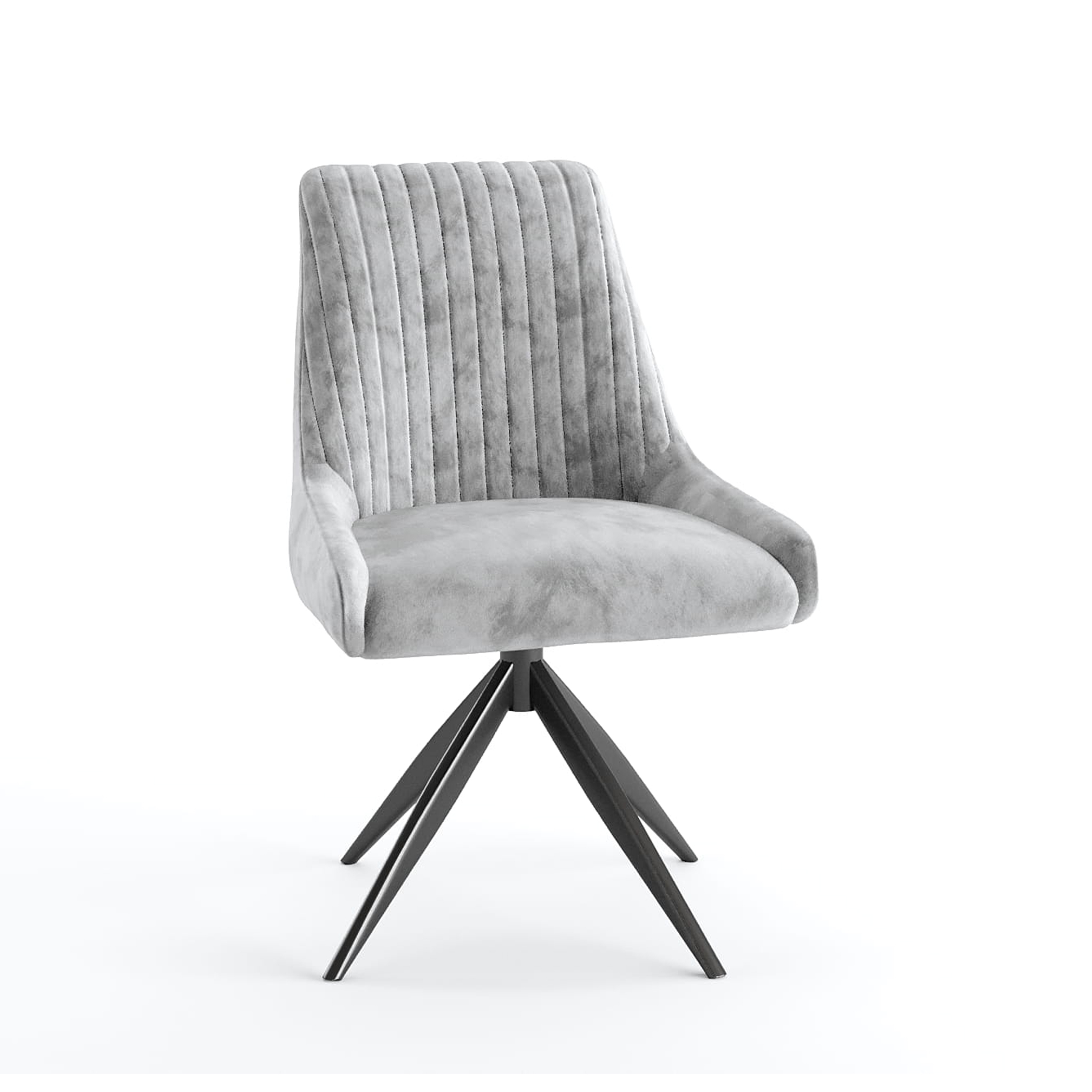 DC-0007 [Rimini Grey Swivel Dining Chair] - Image 2