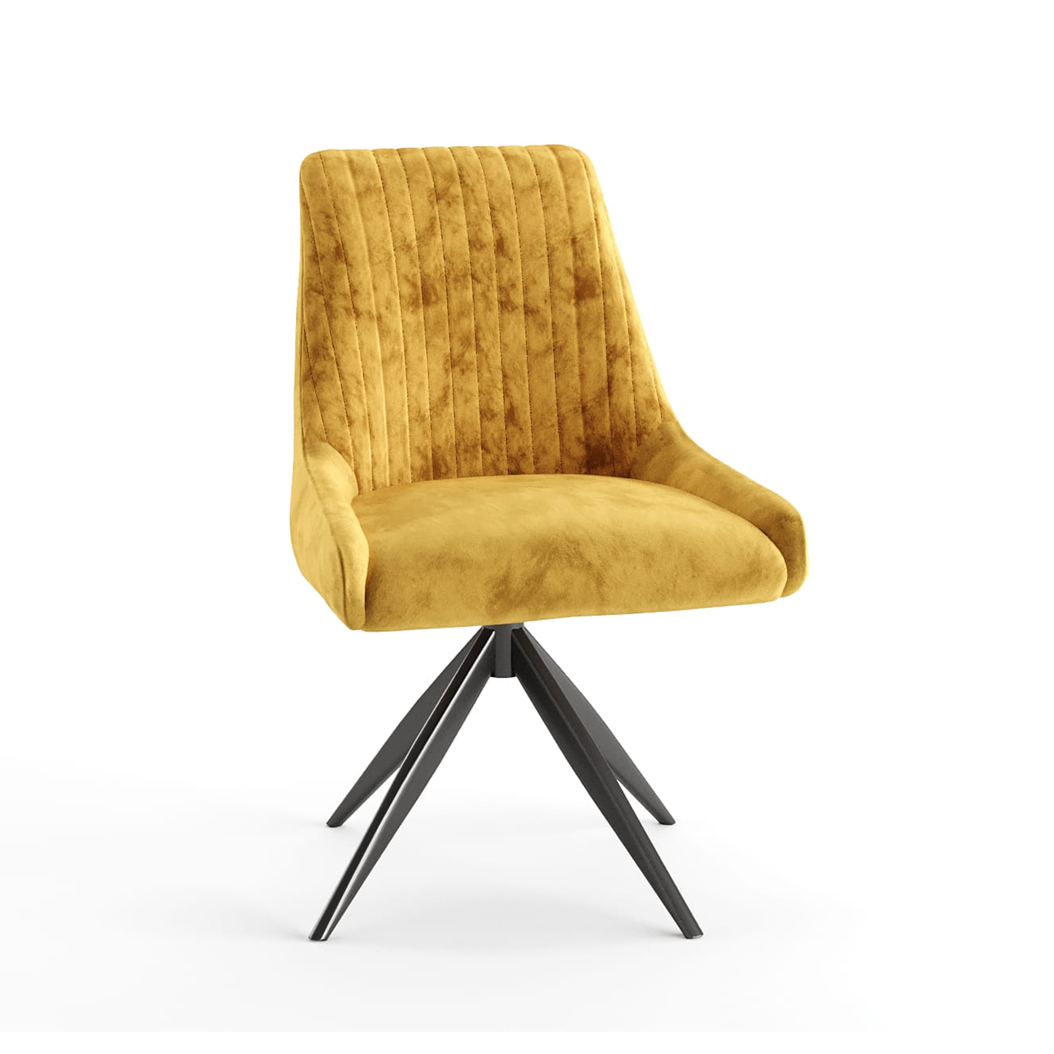 DC-0005 [Rimini Mustard Swivel Dining Chair] - Image 2