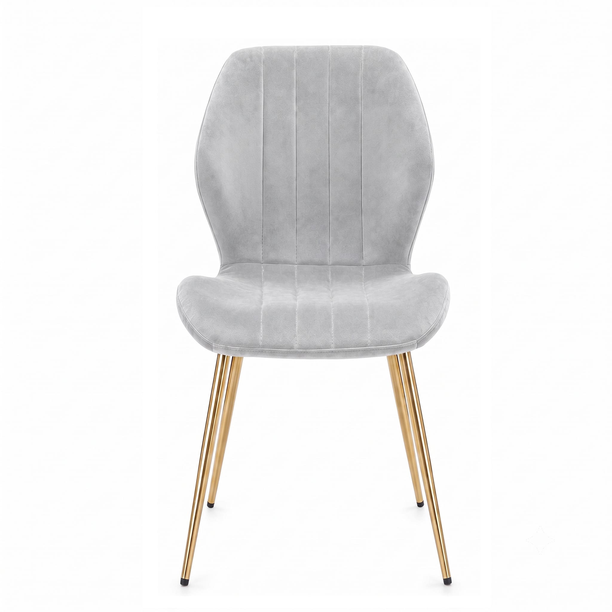 DC-0004 [Brussels Grey Gold Leg Dining Chair] - Image 5