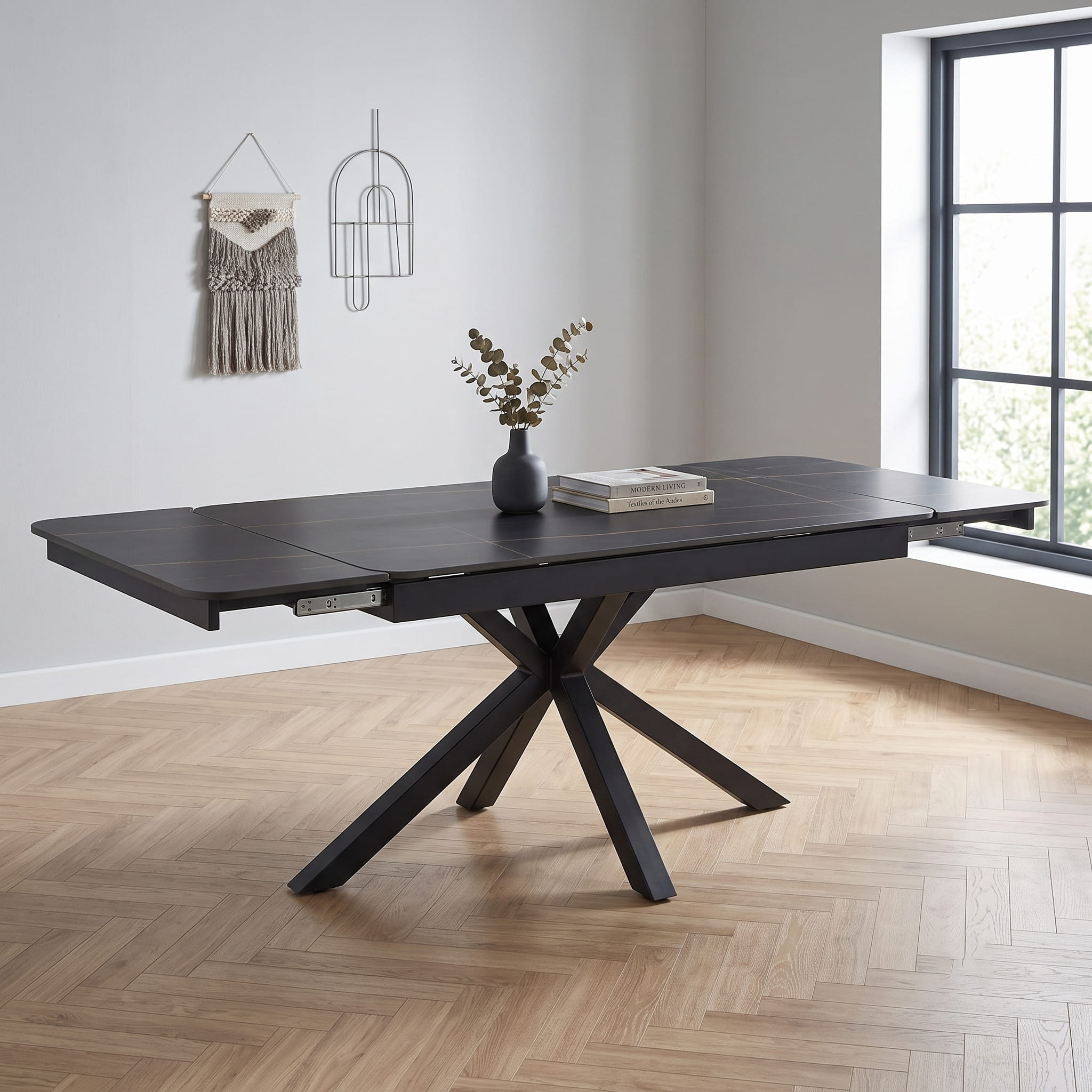 DS-0001 [Oslo White With 6 Rimini Blue chair] - Image 4