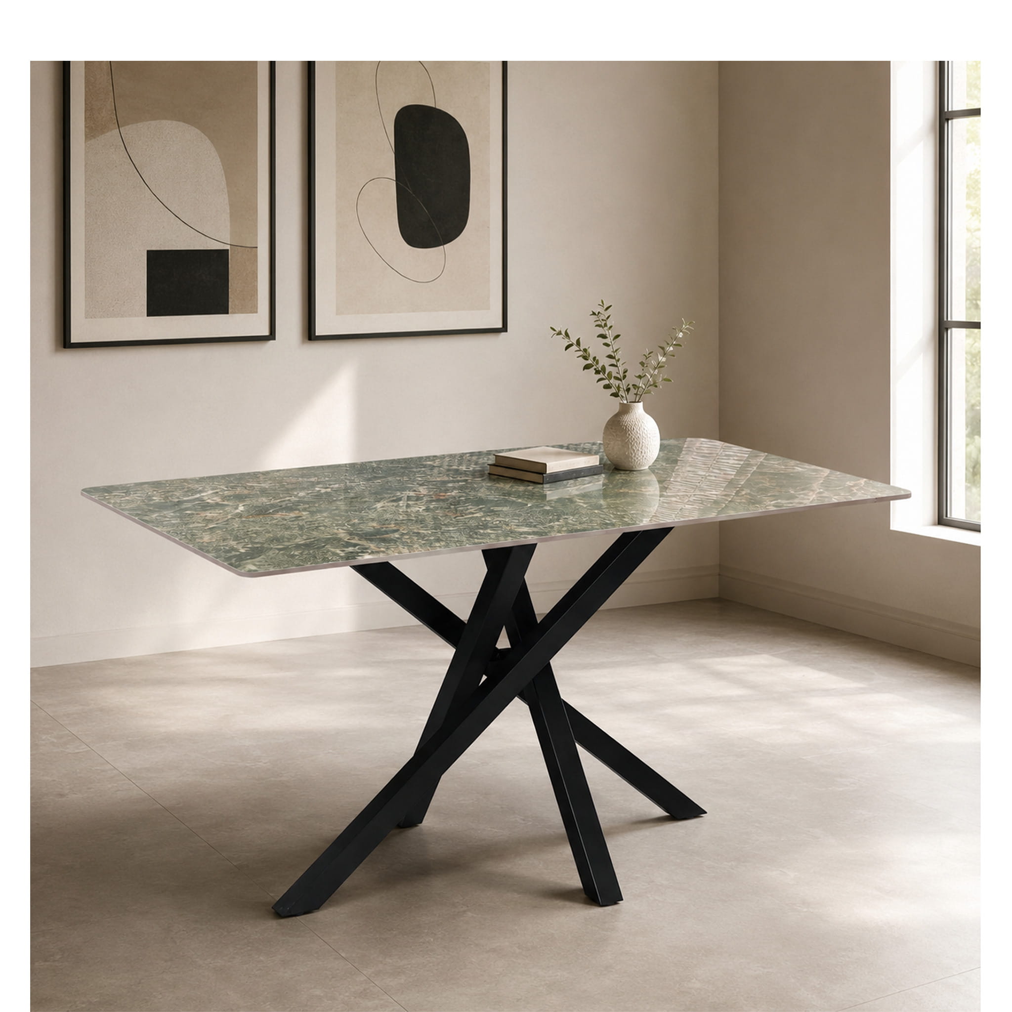 DT-0014 [Jakarta Green Dining Table]
