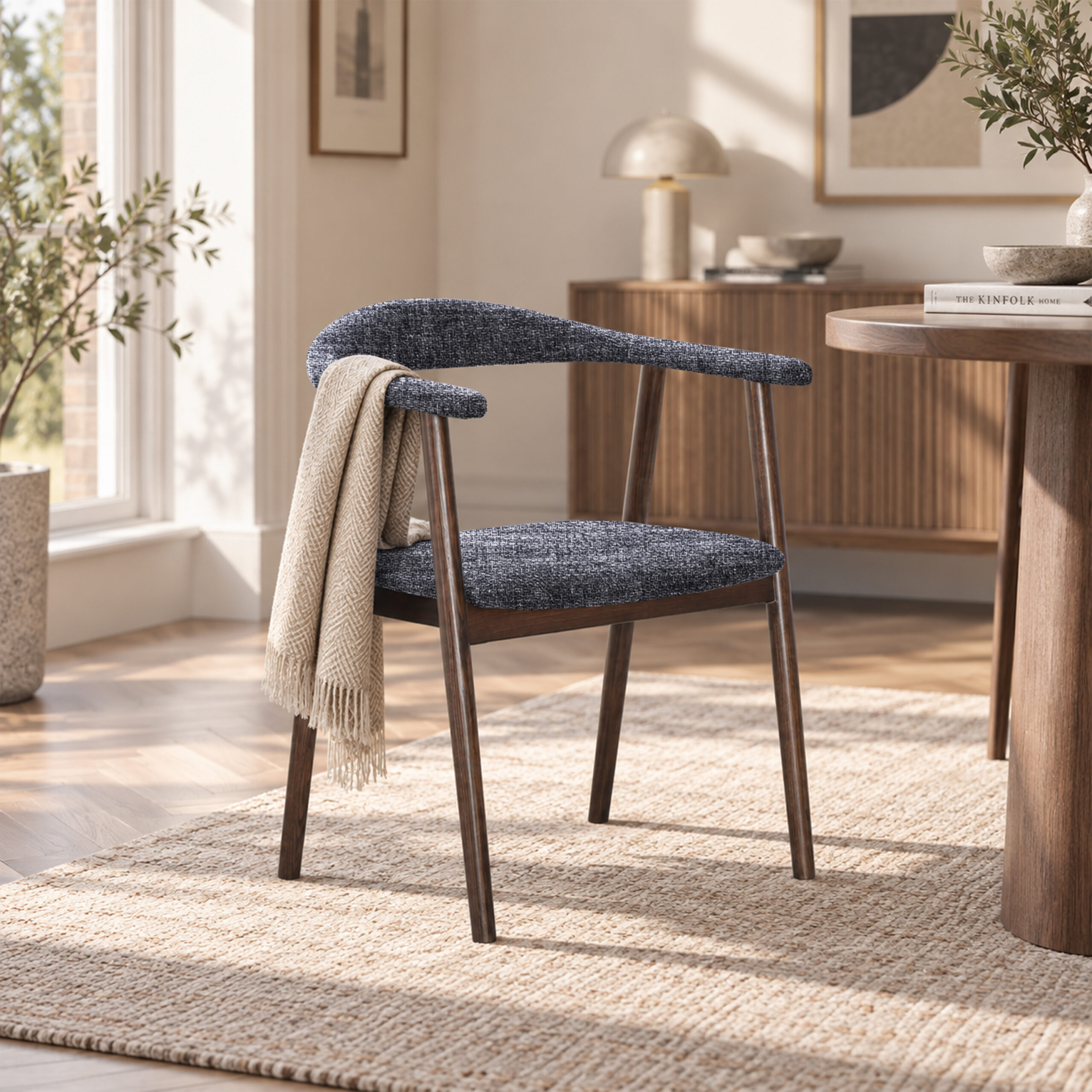2 x BRONX  Chairs-Hard wood  Dining Chair for Living & Dining  Room (limited stock
