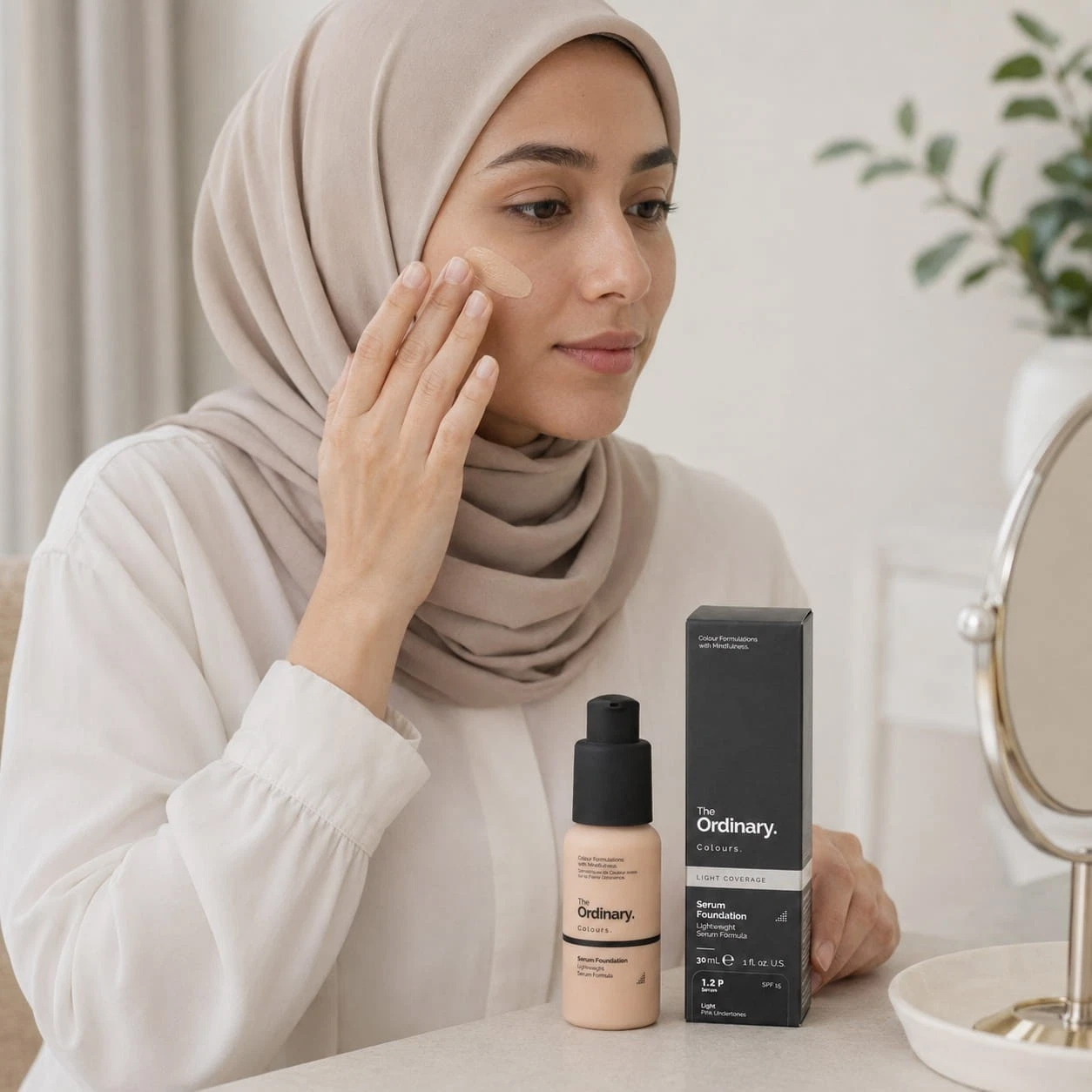 The Ordinary Serum Foundation 1.2P Light Pink Undertones 30ml SPF15 - Image 3
