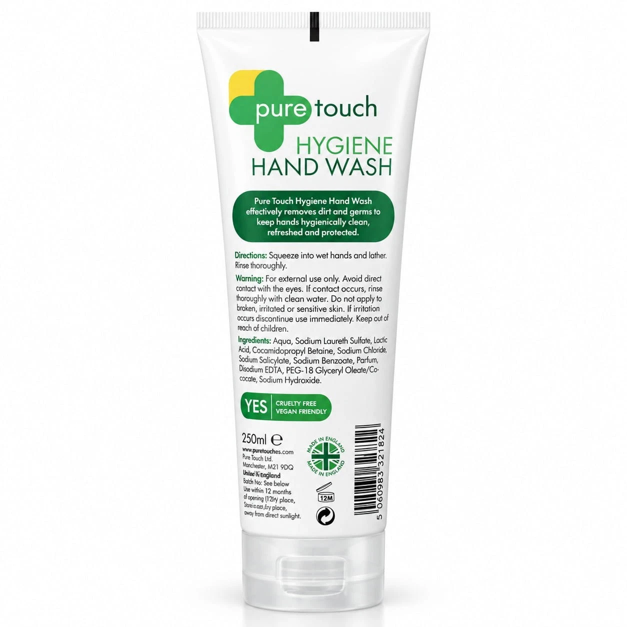 6x Creightons Pure Touch Antibacterial Hygiene Hand Wash 250ml Vegan Made in uk - Image 4